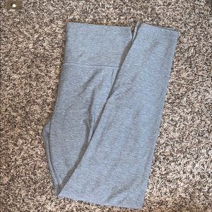 Grey athletic leggings